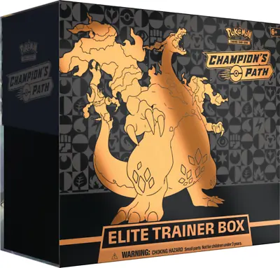 Pokémon TCG: Champion’s Path Elite Trainer Box (155+ Cards) • $27.99