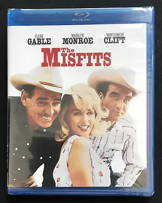 The Misfits (Blu-Ray) John Huston 1961 Movie Film Marilyn Monroe Clark Gable NEW • $9.99