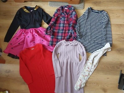 £5 • Buy Girls Age 5-6 Years Pretty Autumn Winter Dress Bundle
