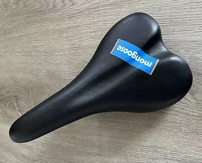 Mongoose Cionlli Bike Bicycle Padded Cycling Saddle Seat Black Logo BMX • $22.50