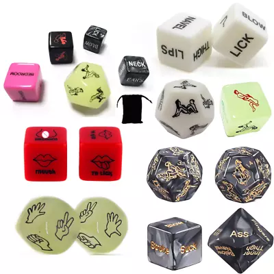 Adult Sex Game Love Dice Set Erotic Couples Sexy Foreplay Party Gift UK • £4.45