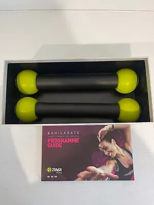 Zumba Fitness Toning Sticks With Exhilarate Programme Guide Body Shaping Box Set • $39.99