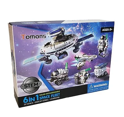 Tomans Space Fleet 6 In 1 Kit Ages 8+ Science Educational Solar Rechargeable  • $17.99