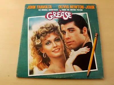 £7.99 • Buy Grease/1978 RSO 2x Soundtrack LP Set/Olivia Newton John/Frankie Valli/EX-