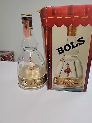 Vintage Bols Dancing Ballerina In A Liquor Bottle Music Box WORKS W/ Box • $99