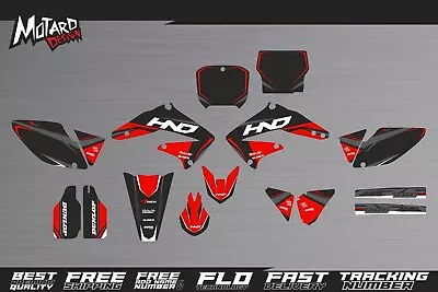 Graphics Kit For Honda CRF 450 R 2002 2003 2004 Decals Stickers By Motard Design • $159.90