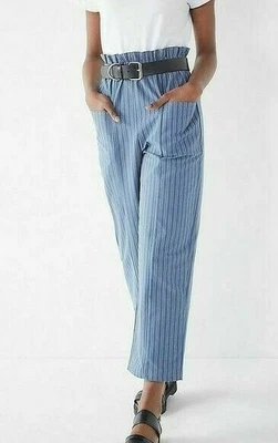 $26 • Buy Urban Renewal Urbanoutfitters Sz S Remnants Paperbag Pant Striped High Rise USA 