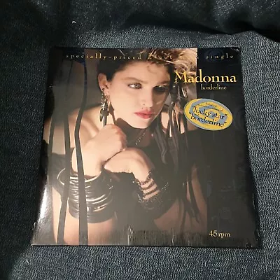 Borderline By Madonna (Vinyl 1984 SEALED W HYPE STICKER) • $80