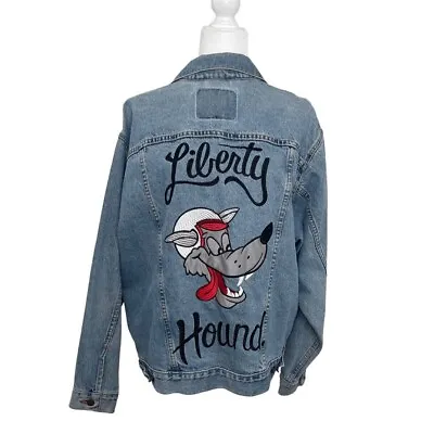 Mens Liberty Hound Levis Light Denim Jean Jacket VINTAGE Men’s Medium • $24.99