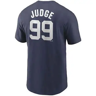 Men's Nike Yankees Navy Aaron Judge Name & Number T-Shirt • $29.99