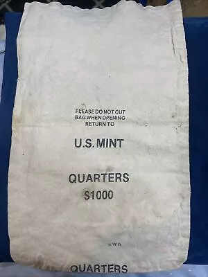 United States Mint Bag $1000 In Quarters • $20