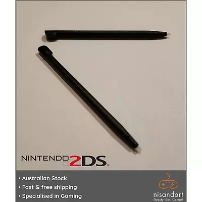 2x Nintendo 2DS Stylus Black 🕹 (FTR-004) - Free Post - Australian Seller • $5.25