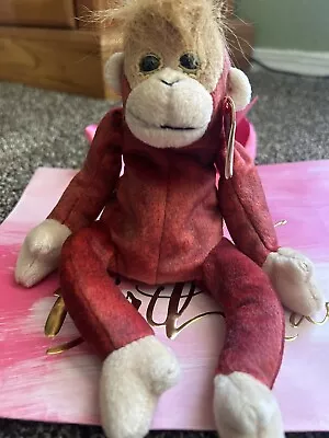 Beanie Baby Orangutan Monkey Schweetheart TY Orange 1999 Retired • $8