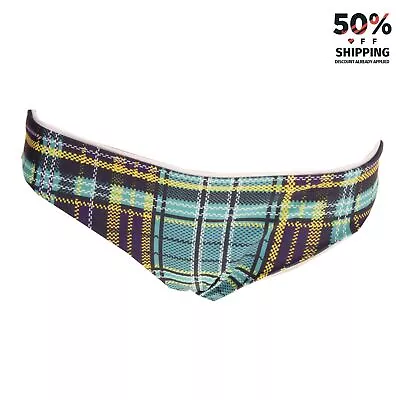 RRP €140 LA PERLA Bikini Bottom Size IT 1 / XS  Tartan Pattern Made In Italy • $12.43