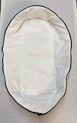 Mothercare Journey Pram Newborn Insert Padded Carrycot Liner - White • £26.95