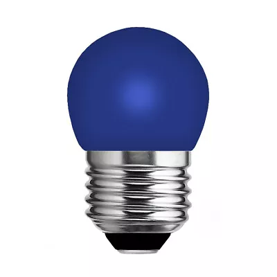 Satco S9162 Ceramic BLUE LED 1.2W =11W Globe S11 Non-Dimmable 120V Medium E26 • $6.99