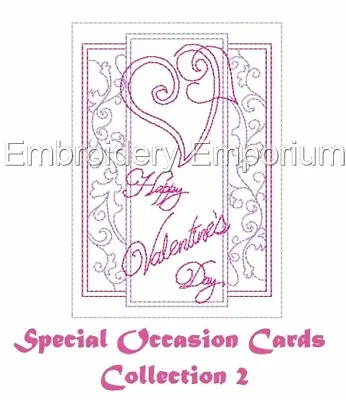 Special Occasion Cards Collection 2 - Machine Embroidery Designs On Usb • £16.90