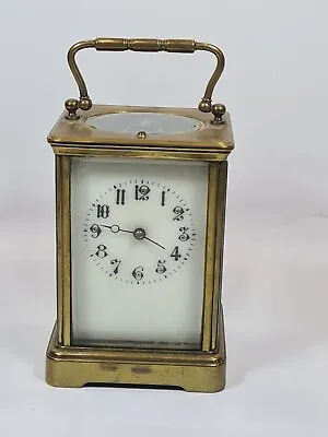 £250 • Buy Antique Brass Case Repeat 4 Glass Carriage Clock For Restoration 