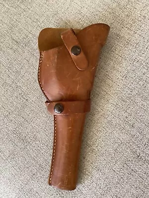 Vtg. J.C. Higgins 2181 RH Brown Leather Holster For Colt Woodsman W/6  Bbl??? • $24.99