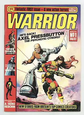 Warrior UK #1 FN/VF 7.0 1982 1st App. Alan Moore's MarvelMan V For Vendetta • $355