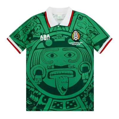 Mexico Verde Size 2XL Francia 98 El Tri Selección Mexicana Retro Slim Fit • $50