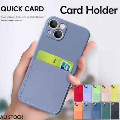 $9.29 • Buy Case For IPhone 15 14 13 Mini 12 Pro Max XS XR 8 Plus Card Holder Wallet Cover