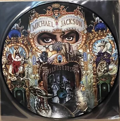 Michael Jackson -  Dangerous  [New Sealed Vinyl LP] Picture Disc 2018 Reissue • $27.09