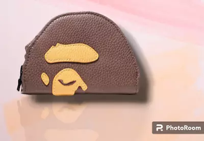 A Bathing Ape Bape Ape Head Coin Case New Brown Coin Wallet Authentic NEW • $155.19