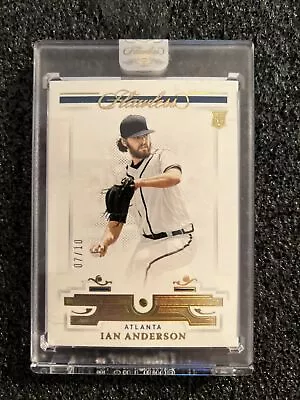 📈2021 Panini Flawless Baseball Gold Diamond Rookie #49 Ian Anderson #7/10 • $99