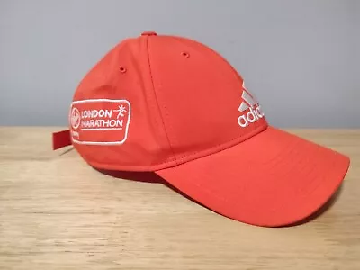 Adidas London Marathon Virgin Money Hat Cap Baseball Orange Rare • £9.95