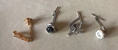 Vintage Tie Tack / Pin Lot W/chains • $9