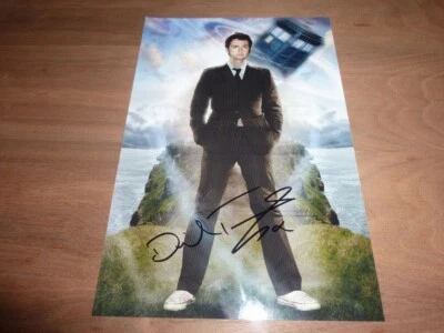 £50 • Buy DAVID TENNANT Signed 12X8 Photo DOCTOR DR WHO + COA