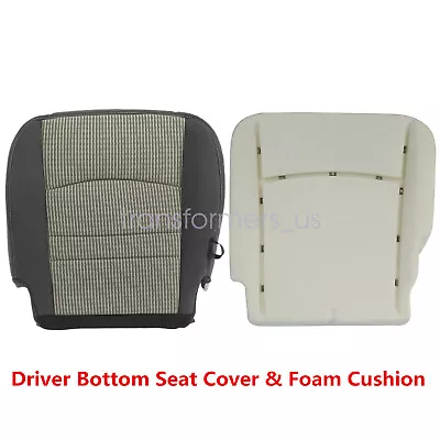 For 2009-12 Dodge Ram 1500 SLT Driver Side Bottom Cloth Seat Cover+Foam Cushion • $52.19