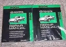 Oem Genuine 2004 04 Toyota Mr2 Mr 2-volume Repair Manual Shop Workshop Book • $259.99