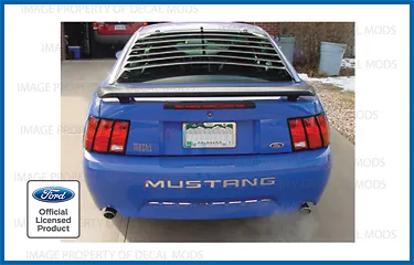 99 00 01 02 03 04 Mustang Rear Bumper Insert Decals Letters Stickers • $14.88