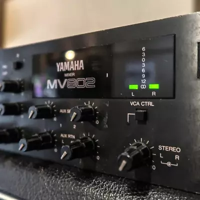 YAMAHA MV802 Rack Mountable 8-Channel Professional Audio Mixer Tested AC100V • $148