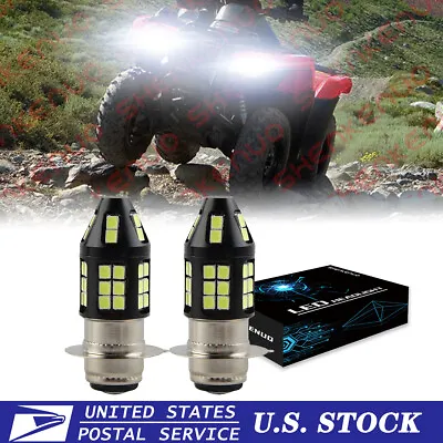 For Honda Sportrax TRX400EX 1999-2008 6000K White  LED Headlight Bulbs • $19.76