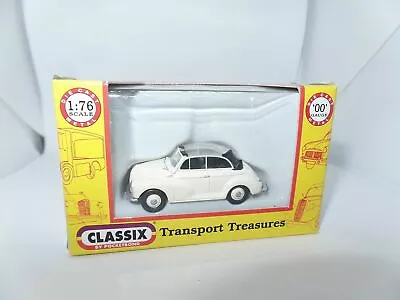 Classix EM76823 1/76 OO Scale Morris Minor 1000 Convertable Old English White • $8.70