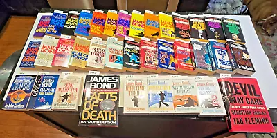 James Bond (34) Paperbacks & (2) Hardcovers Many 1st Editions! Vintage • $95.99