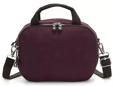 £74.70 • Buy Kipling PALMBEACH Medium Beauty Case With Trolley Sleeve - Dark Plum