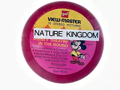 Gaf View-master 6 Reel  Nature Kingdom Gift Pak With Plastic Storage Container • $15