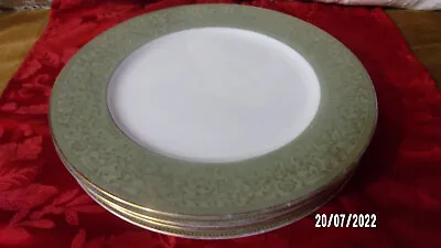 Set Of 4 Sango China 10-1/2  Dinner Plates Versailles Pattern • $20