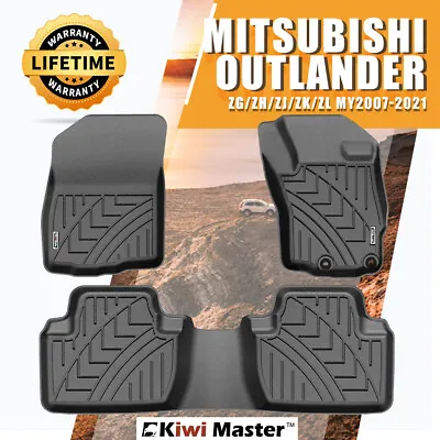 $139.95 • Buy KIWI MASTER 3D Floor Mats Fit Mitsubishi Outlander ZG ZH ZJ ZK ZL MY 2007 - 2021