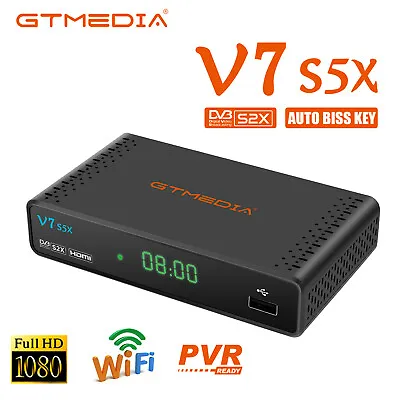 £39.59 • Buy DVB-S2X Satellite TV Receiver Full HD Free To Air Dish Set Top Box PVR +USB Wifi