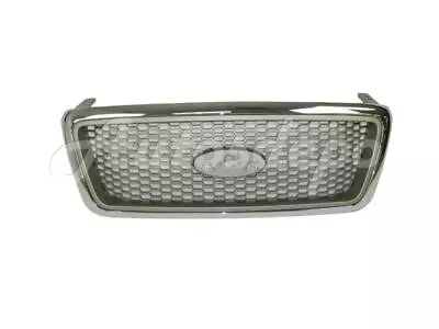 GRILLE CHROME WITH HONEYCOMB INSERTS For FORD F150 LARIAT/XLT 2004-2008 • $147.50