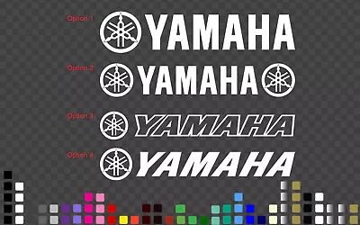 $7.99 • Buy YAMAHA Banner Decal Sticker Car Window Bike Windscreen 10~120cm