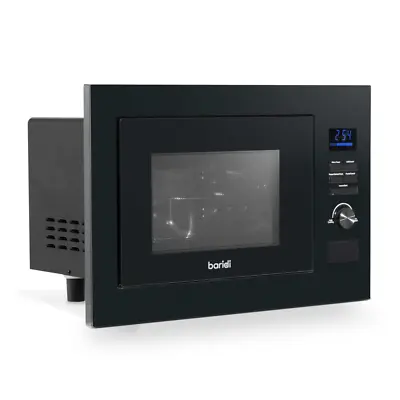 Baridi 25L Integrated Built-In Microwave Oven Grill Touch Control 900W Black (B) • £144.95