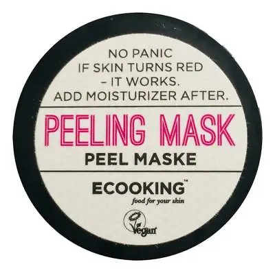 NEW ECooking Peeling Mask 100% Vegan AHAs & Lactic Acid - 15ml • £10.99