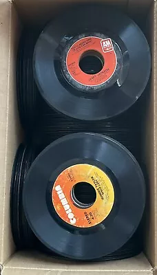 Vtg R&B 45 RPM Records Lot #5 ~~ 175+ Soul Funk Disco Motown Oldies 60s 70s 80s • $0.99