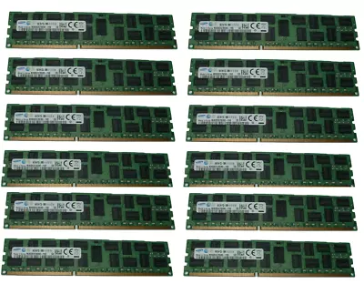 192GB (12x 16GB) 12800R RAM Memory For HP Proliant DL360 DL380 DL580 G6 G7 G8 • $119.99